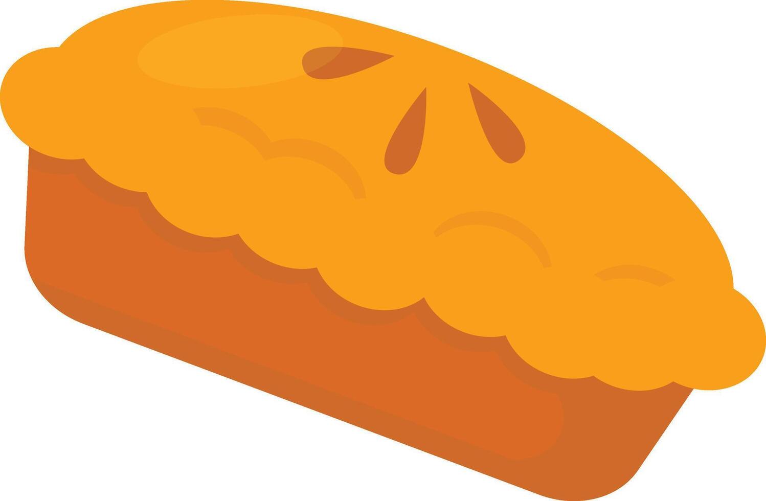 Flaky Autumn Pastry vector
