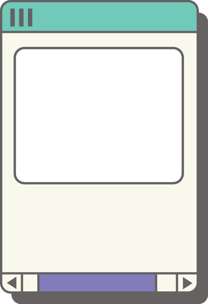 Mobile Application UI vector