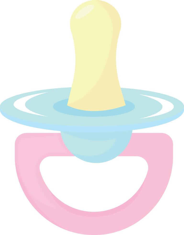 Sky Blue Infant Soothing Pacifier vector
