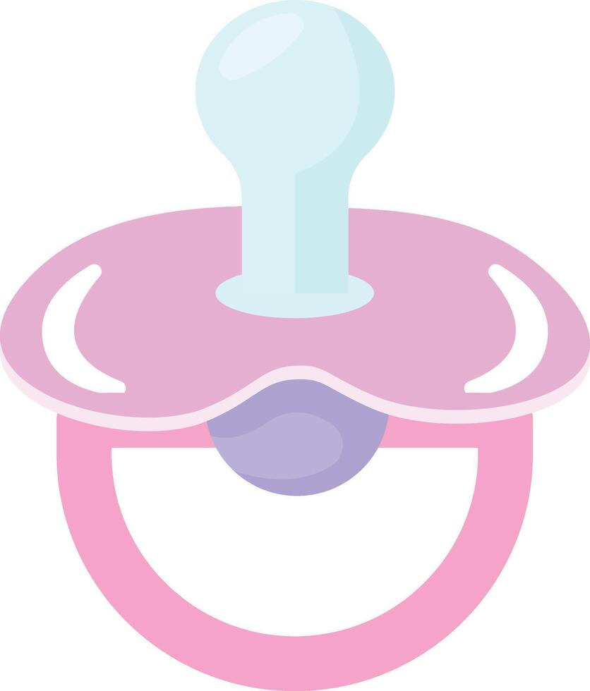 Gentle Pastel Baby Teether vector