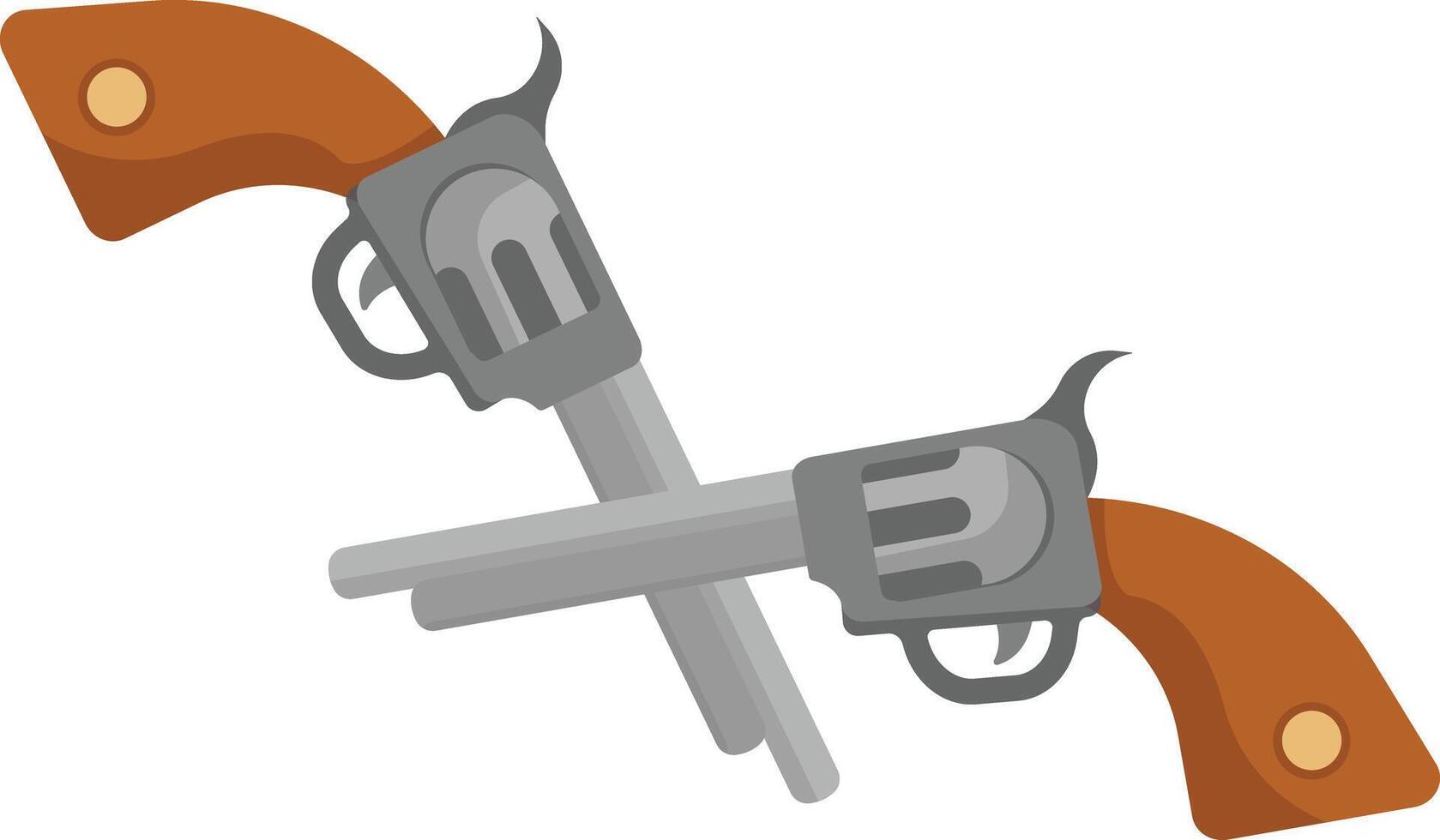 Wild West Gun Fight vector