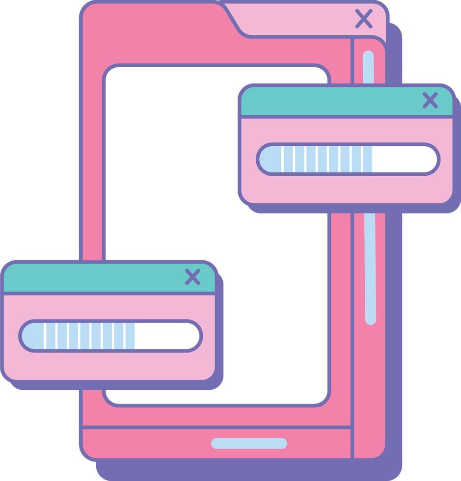 System Notification Popups vector