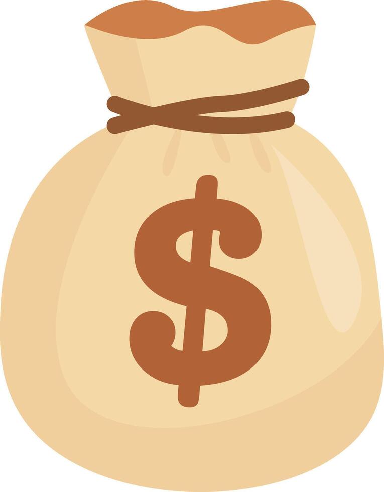 Wild West Money Bag vector