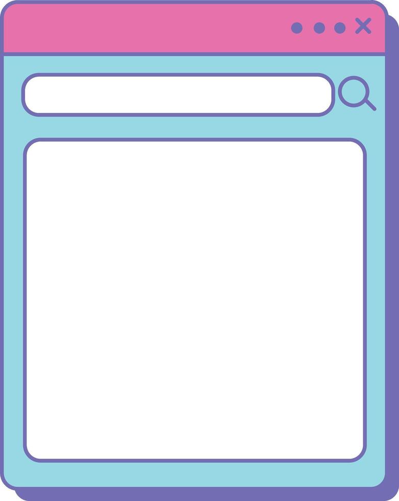 App Navigation Structure vector