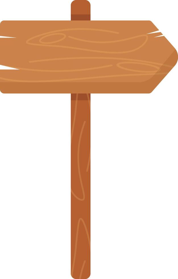 Wild West Wooden Sign vector