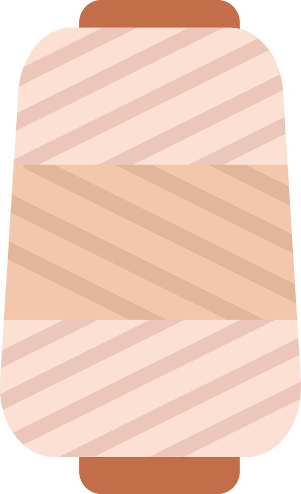Beige Yarn Roll vector