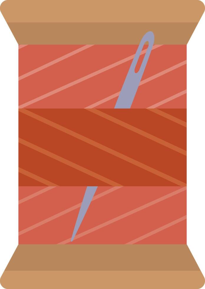 Red Thread Spool vector