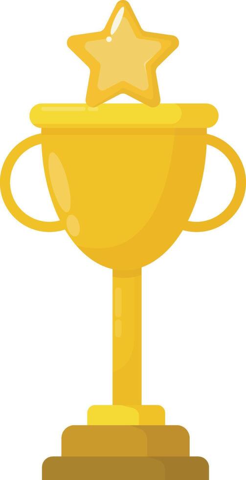 Small Star Cup Trophy vector
