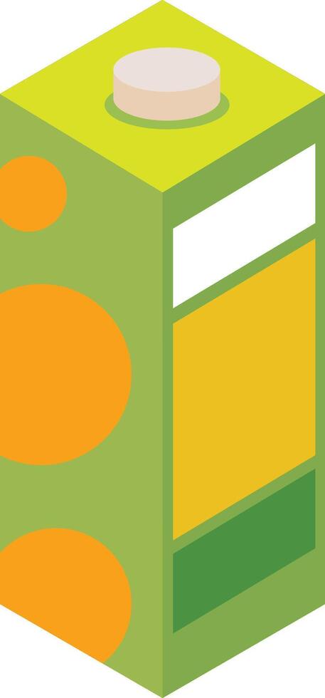Tropical Juice Carton vector