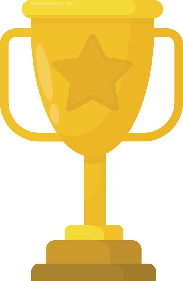 Star Emblazoned Trophy vector