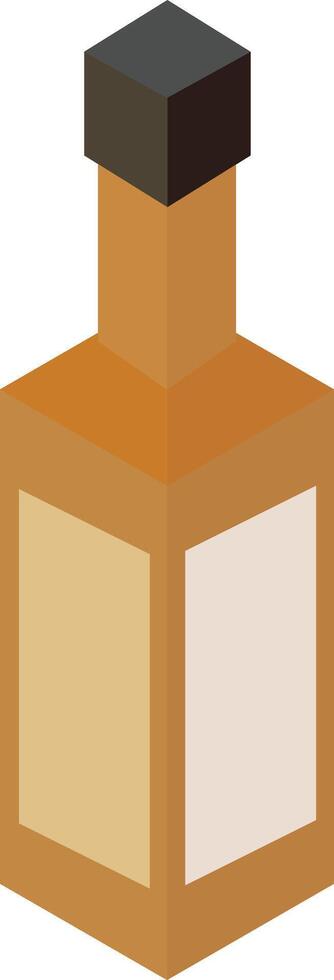 Whiskey Alcohol Bottle vector