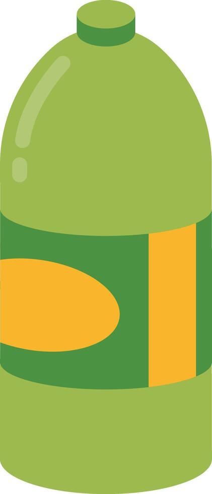 Large Plastic Juice Bottle vector