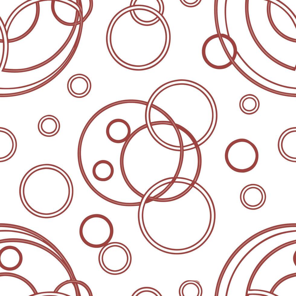 circles, simple shapes, seamless pattern vector