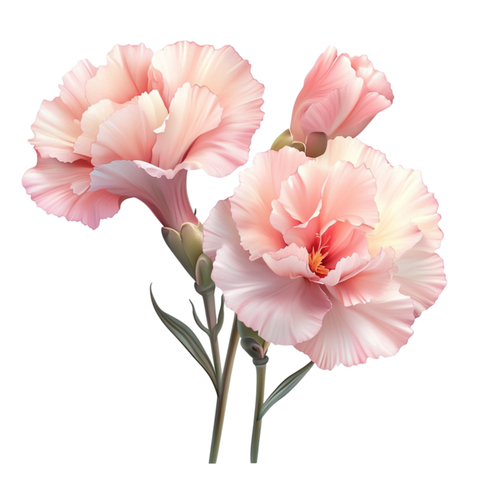 Beautiful Pink Flowers Blooming on Branch Soft Floral Arrangement for Spring and Nature png