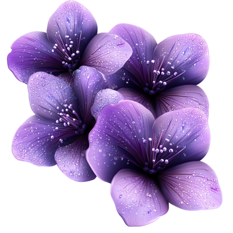 Elegant Pink Flowers with Gold Ribbon and Realistic Petals png