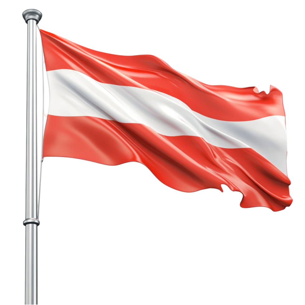 Austria National Flag Waving png