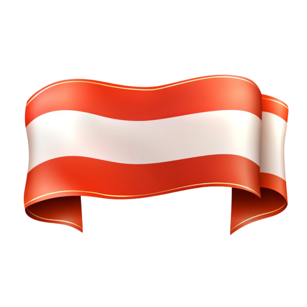 A Austria National Flag Waving in the Wind png