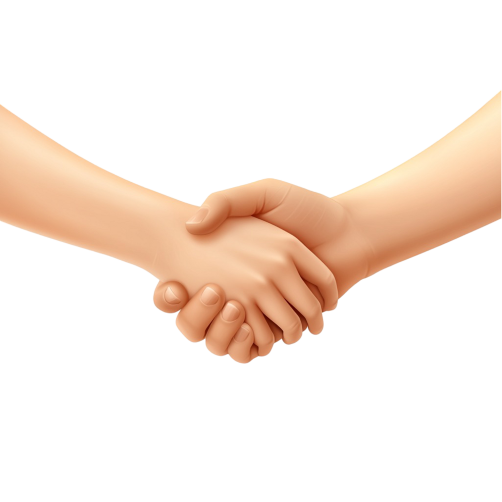 Two Hands Shaking Business Agreement Handshake Gesture png