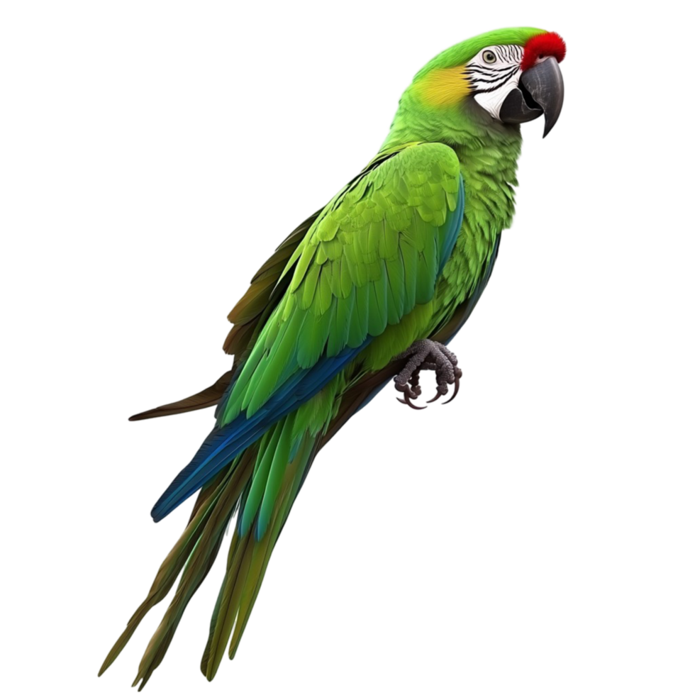A grey parrot with red tail feathers png