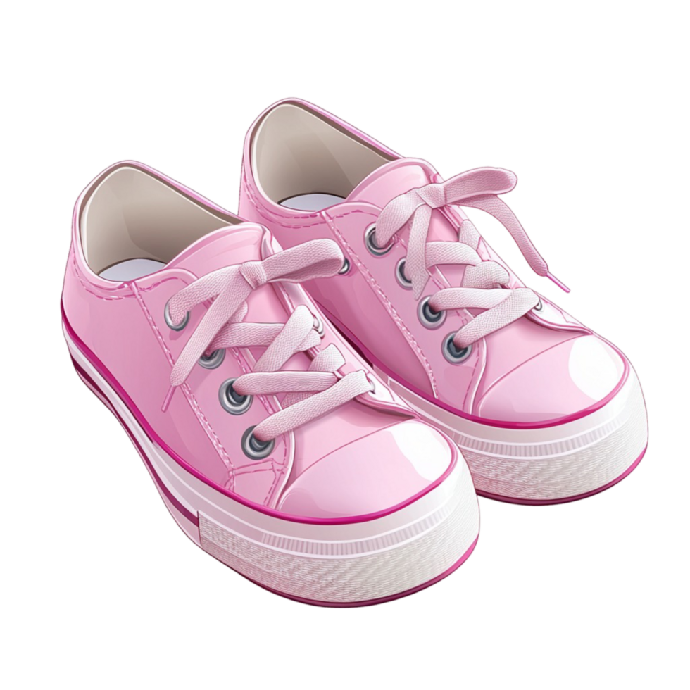 Trendy Pink Sports Shoes for Women and Girls png