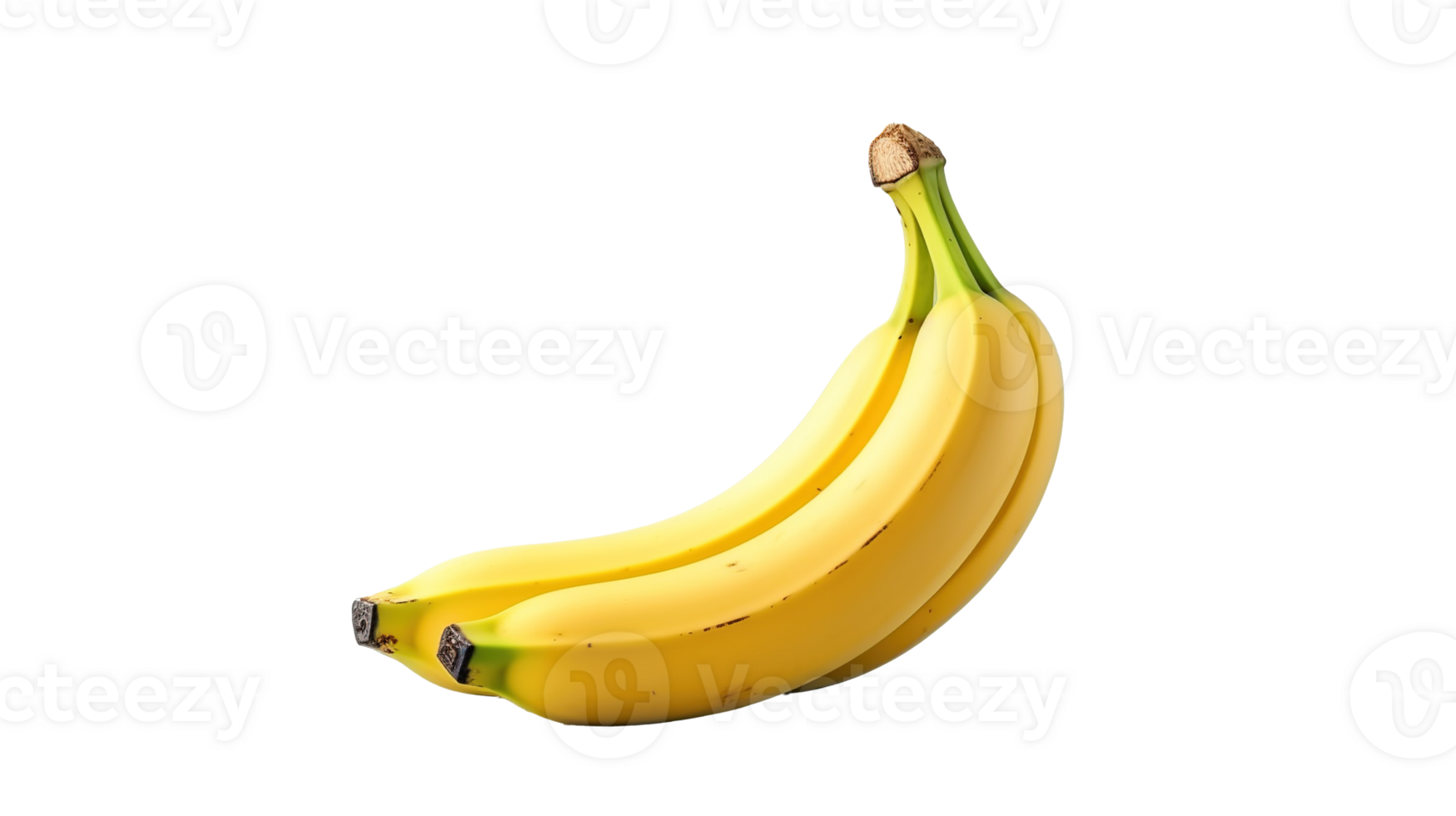 Fresh Banana Fruit on Transparent Background. Nutritious, Healthy png