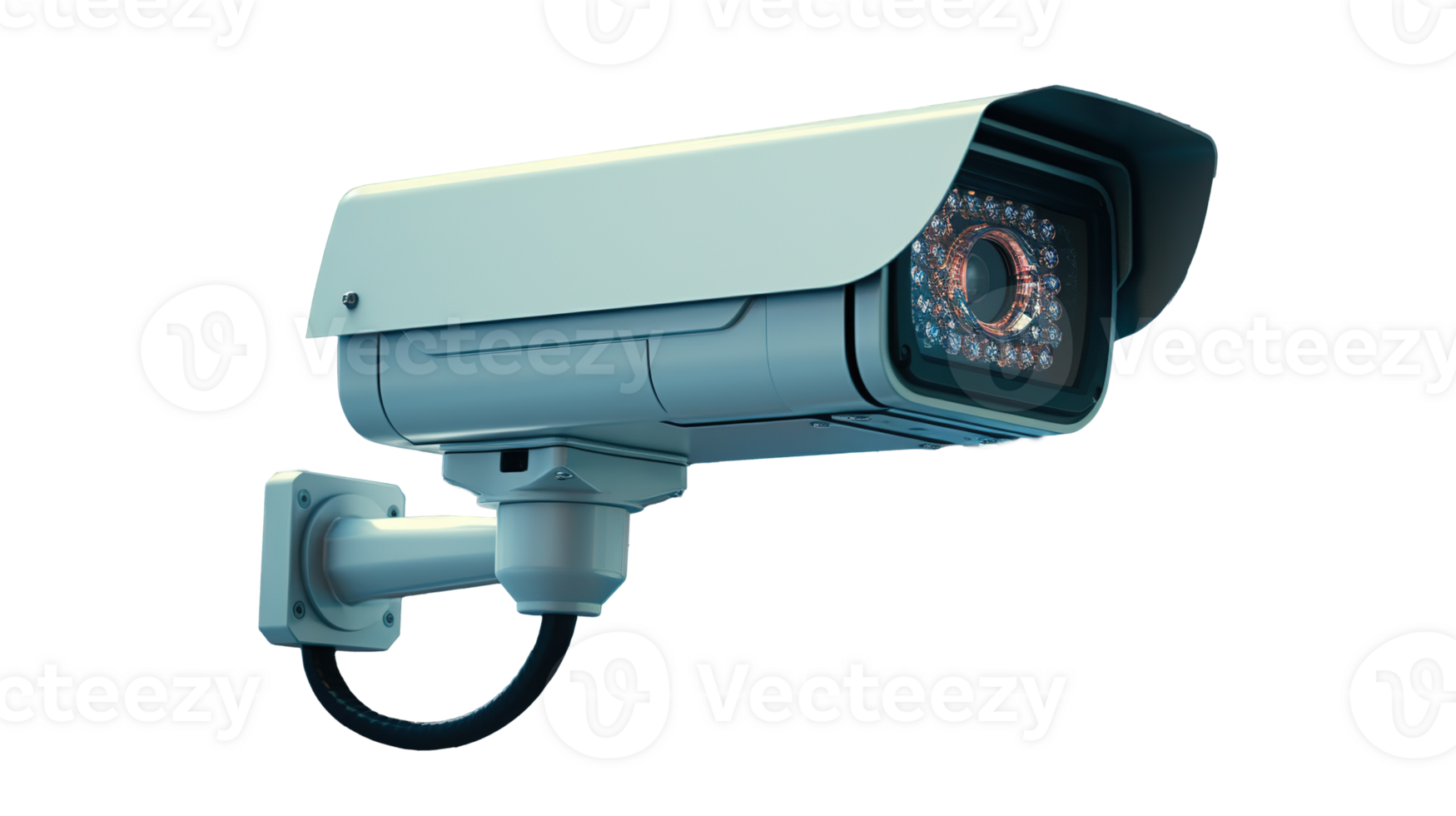CCTV Security Camera on Transparent Background, Recording and Monitoring the Scene png