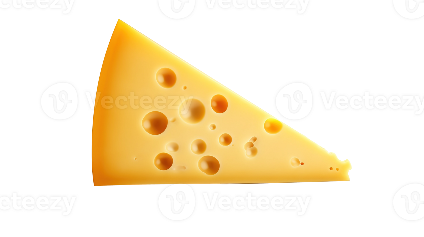 Cheese Slice Isolated on Transparent Background. Dairy, Snack, Calcium png