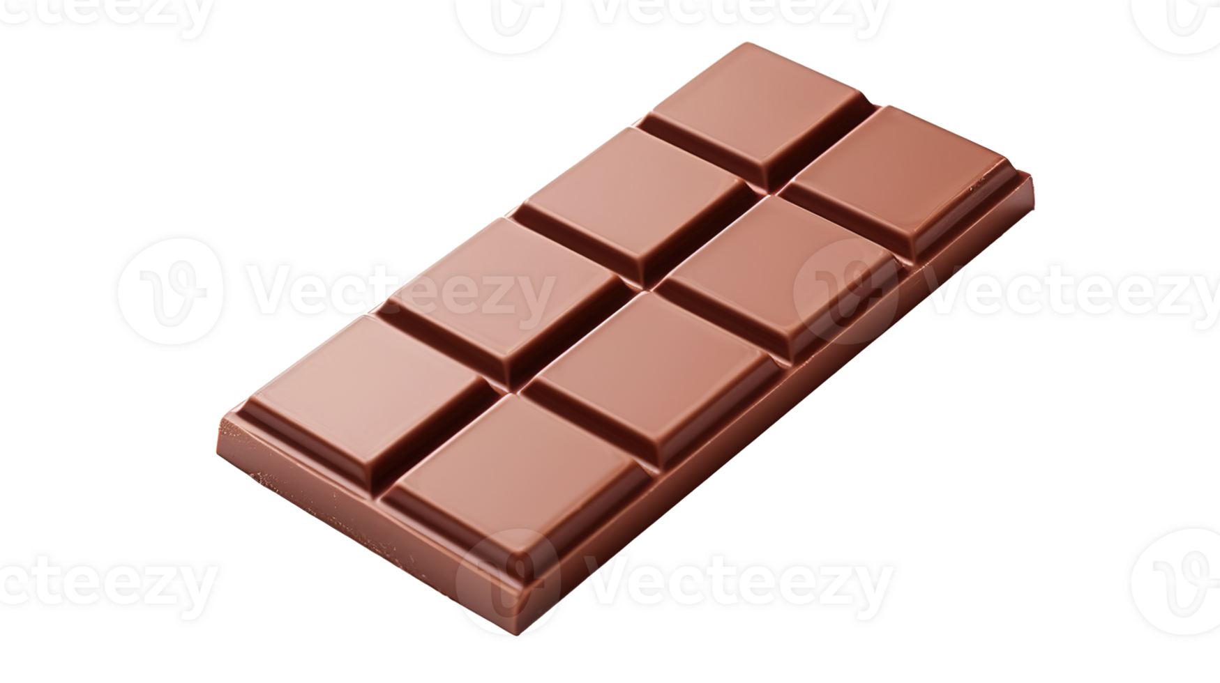 Dark Chocolate Bar Isolated on Transparent Background. Cocoa png