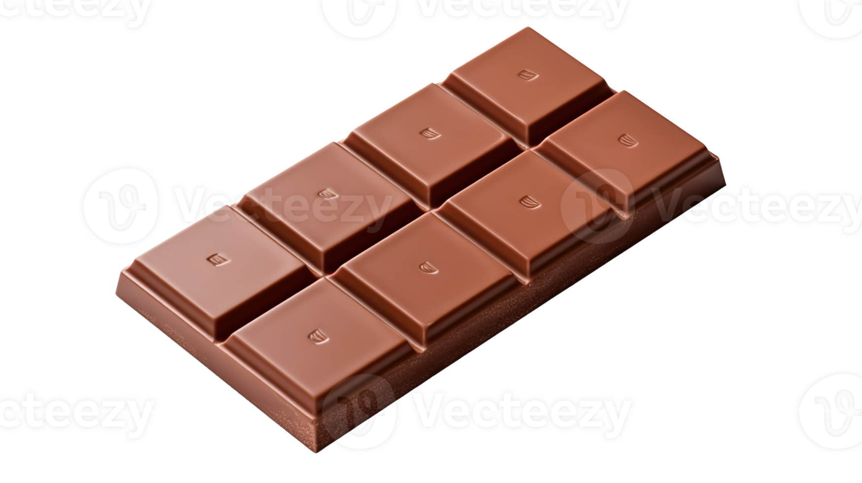 Chocolate Bar on Transparent Background. Cocoa, Sugar png