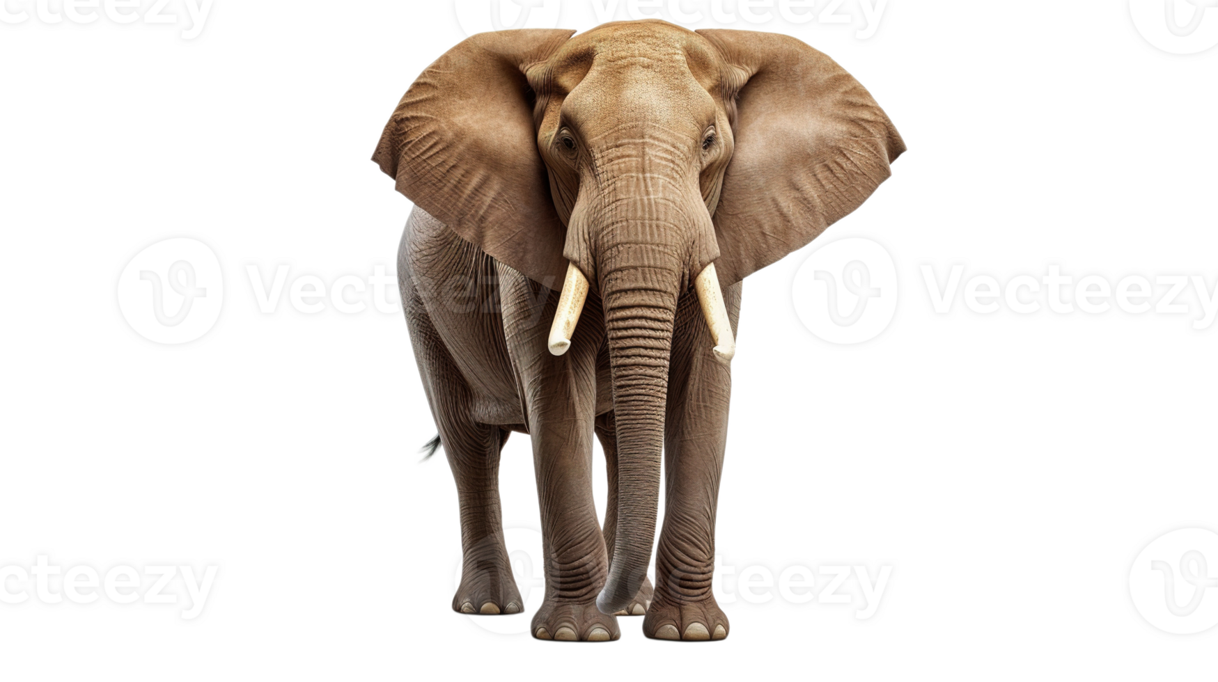 Graceful Elephant on Transparent Background Environment Wildlife Concept png