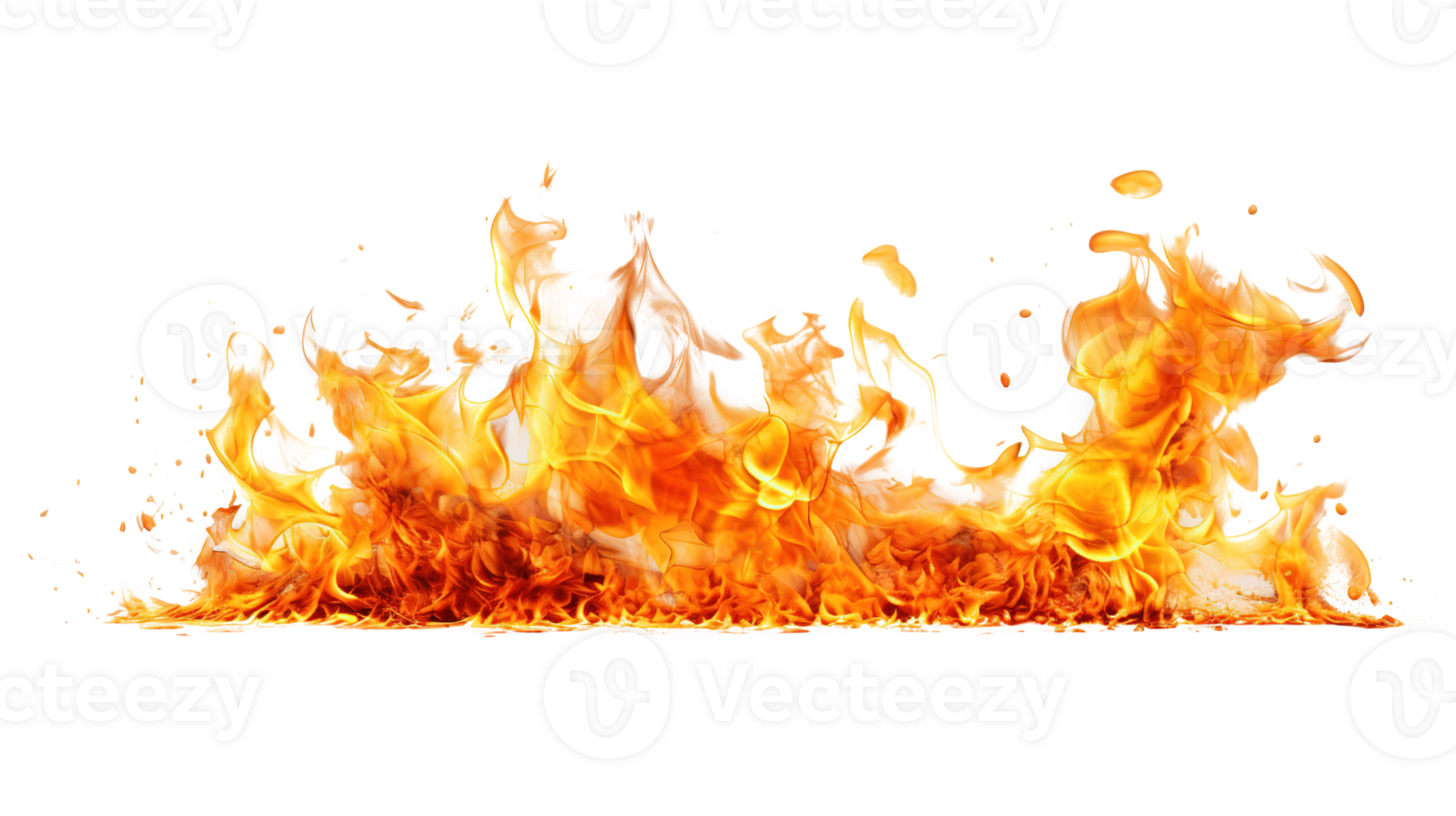 Fire on Transparent Background. Hot, Fireplace png
