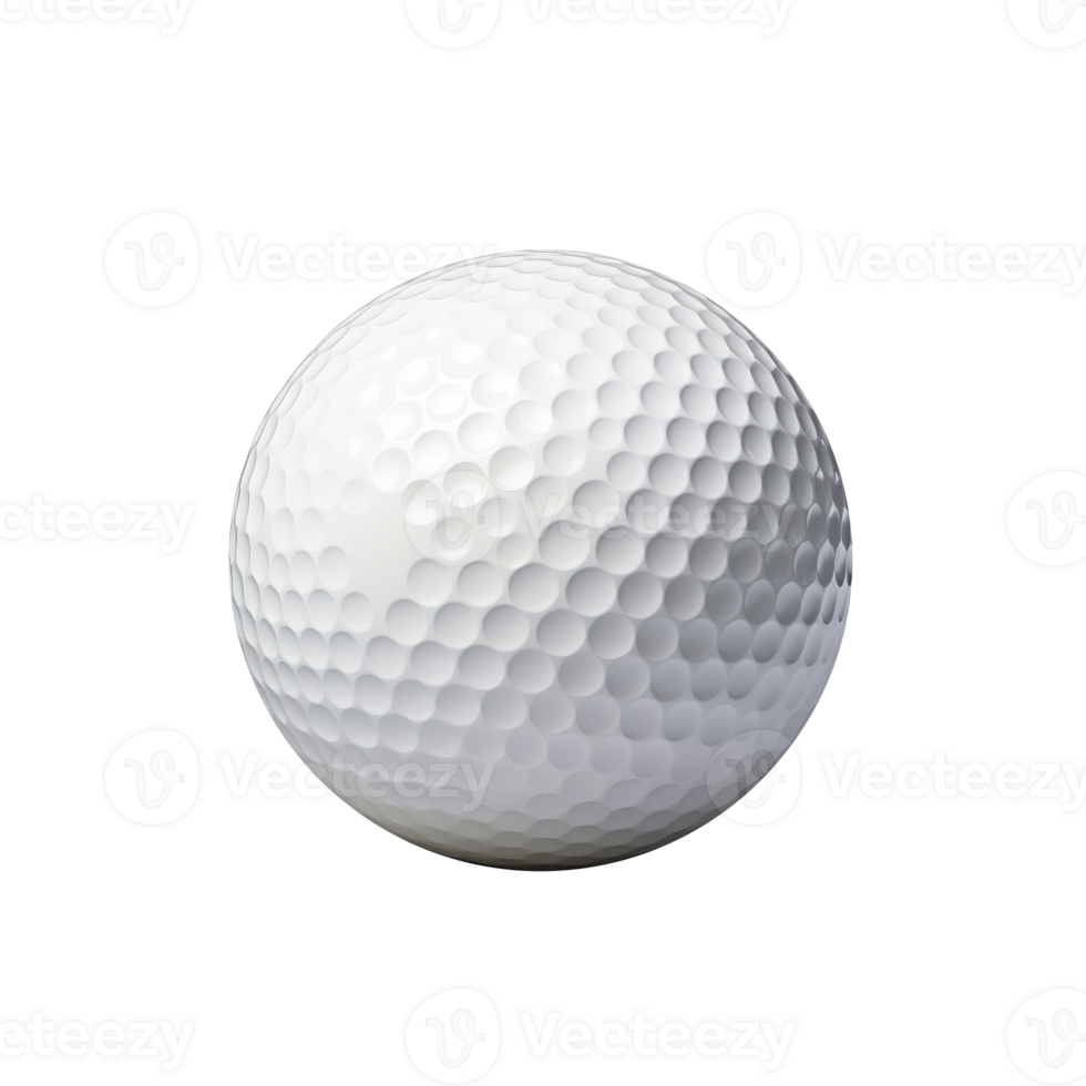 Golf Ball on Transparent Background. Sport, Game png