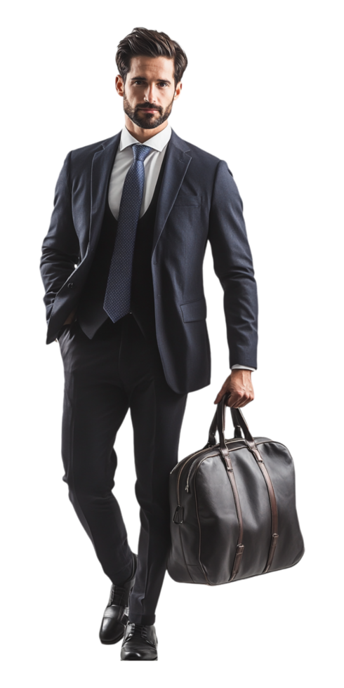 business man with briefcase png