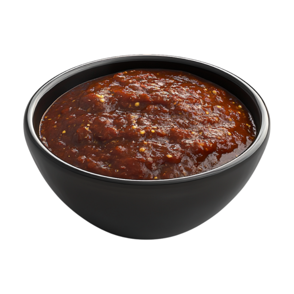 a bowl of chili sauce on a transparent background png