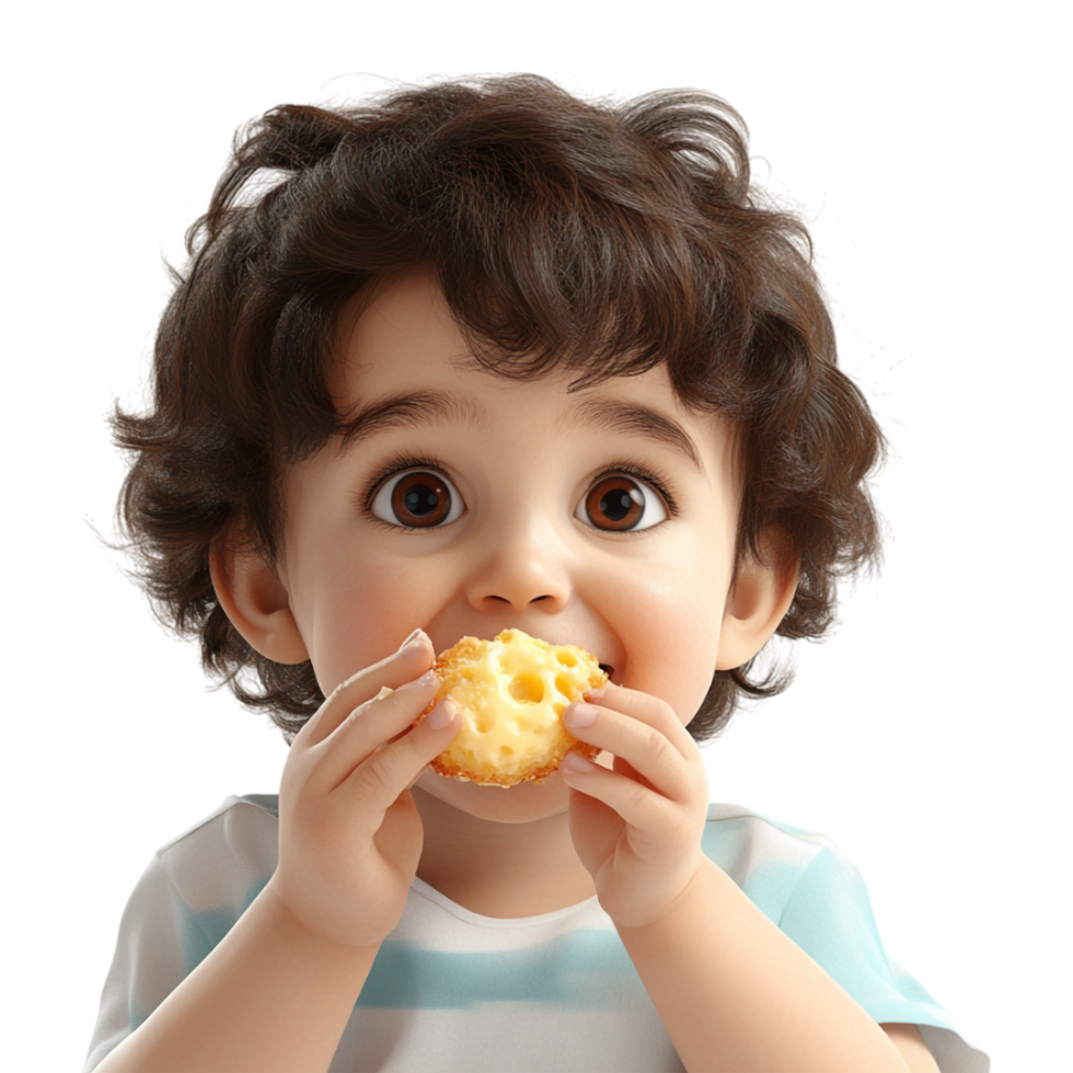 a little boy eating a cheese sandwich png