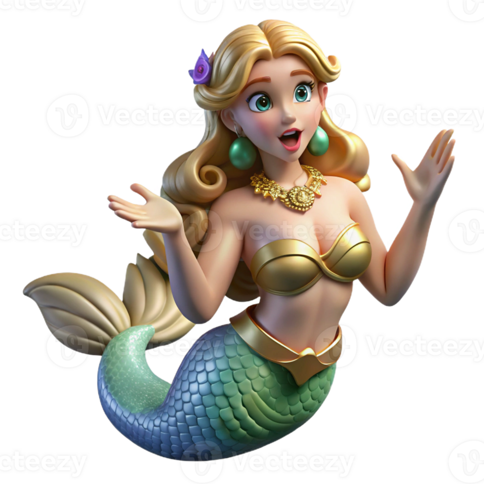 magnificent classic A seductive Siren luring sailors with her enchanting song, misty seascape cropped for original png