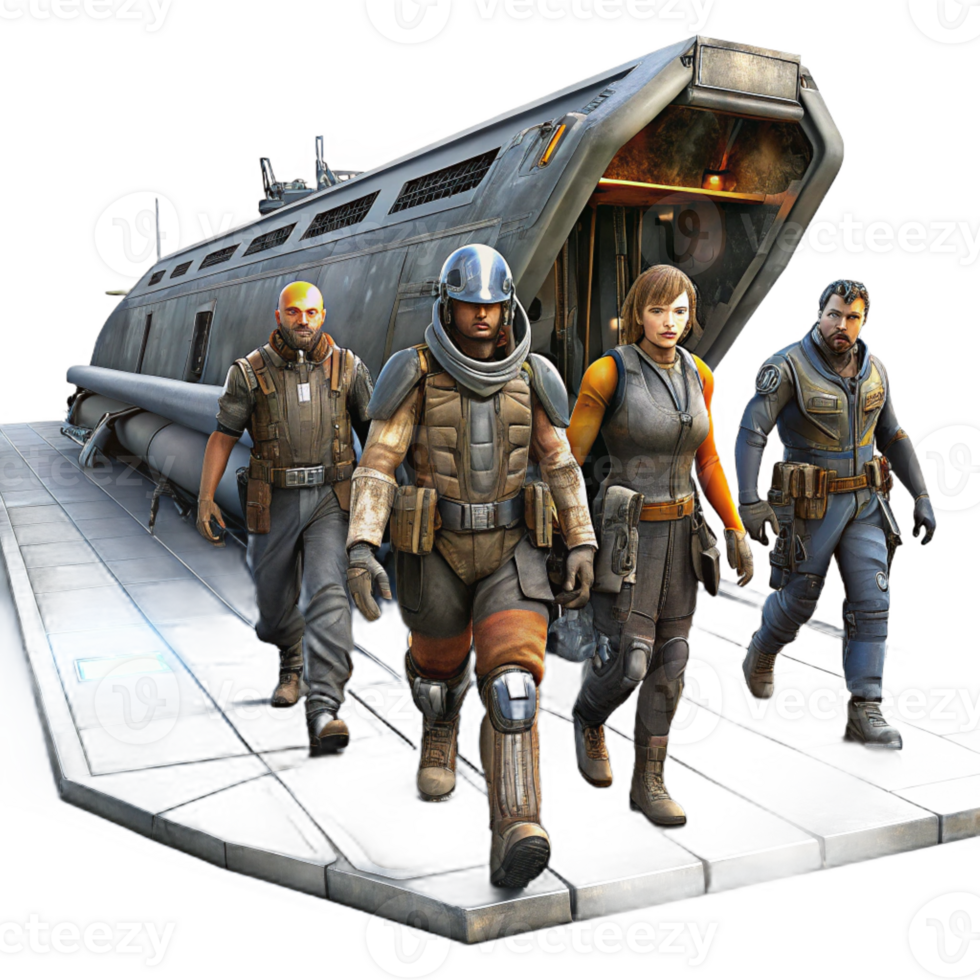 serene artistic Space Pirates Rugged Clothing and Gear genuine png