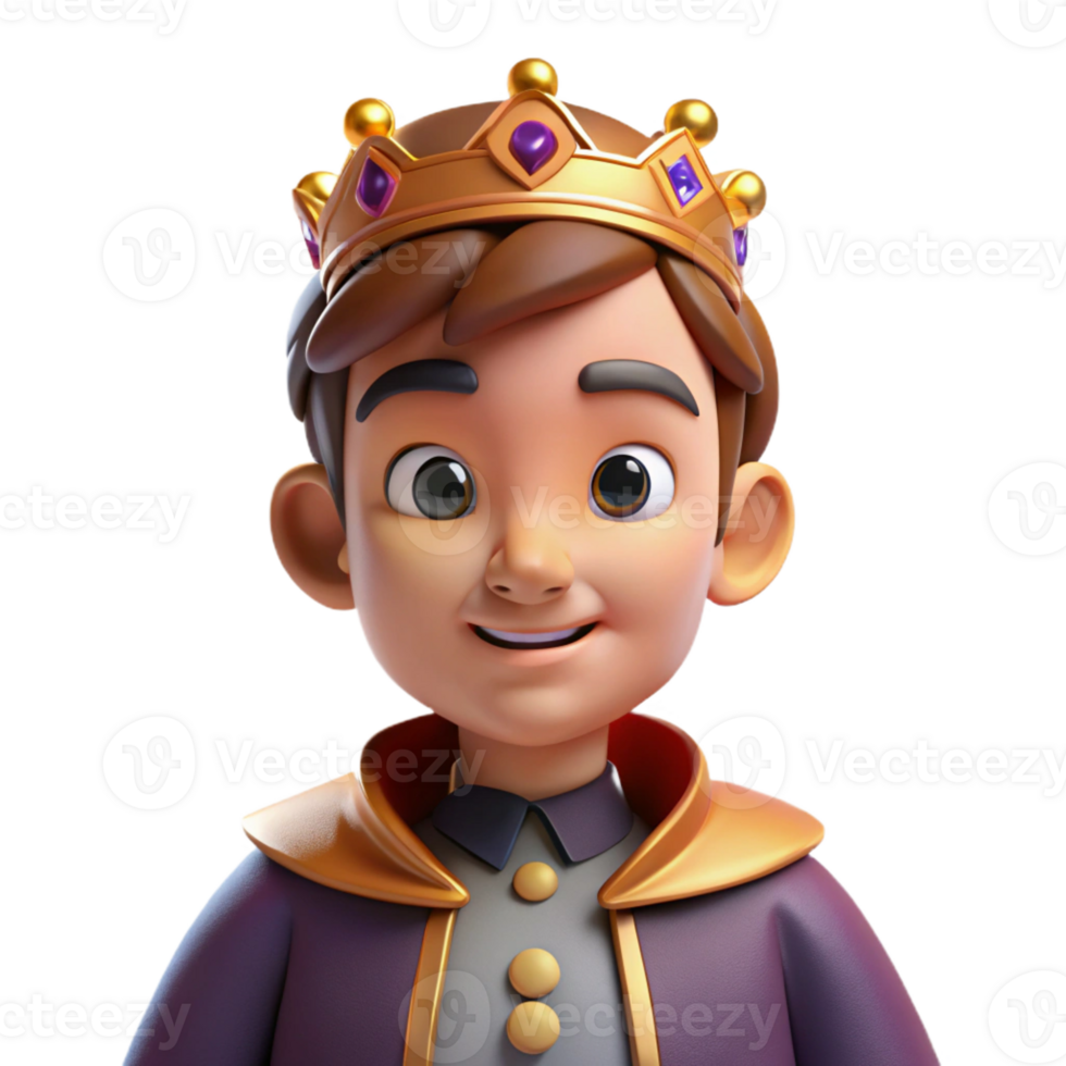 extraordinary abstract Portrait of a Charming Prince with a Regal original png