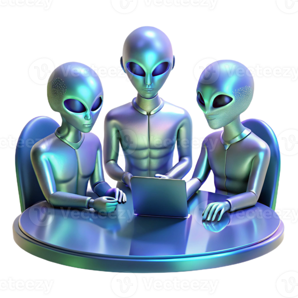impressive modern Alien Diplomats Shimmering Garments authentic png