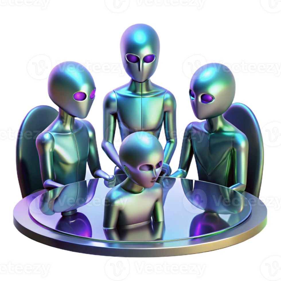 extraordinary traditional Alien Diplomats Shimmering Arrival original png