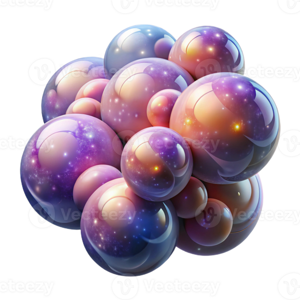 serene traditional Floating Translucent Spheres Field of Light genuine png