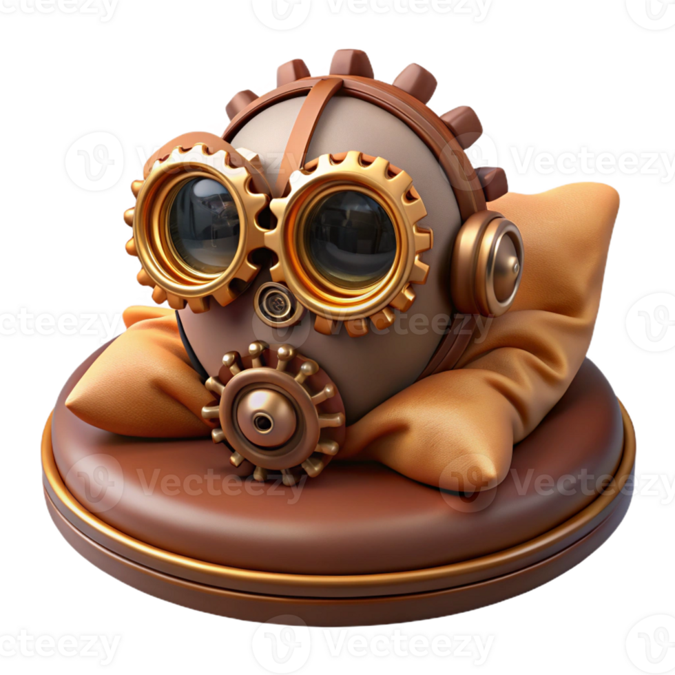 beautiful classic Steampunk Mask Intricate Gearwork exclusive png