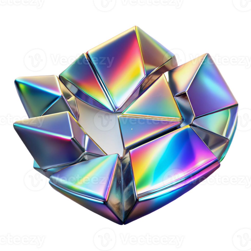 impressive rustic Shattered Glass Effect Fragmentation detailed png