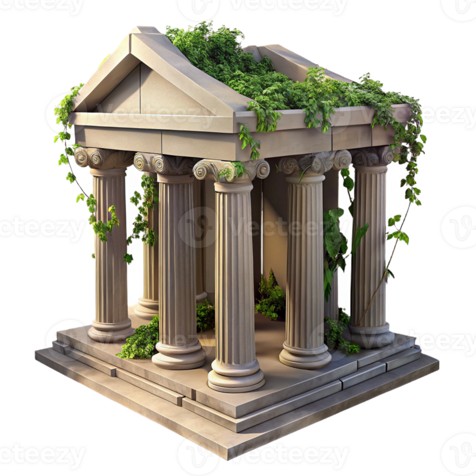 stunning modern An Ancient Roman Temple with Crumbling M high resolution png