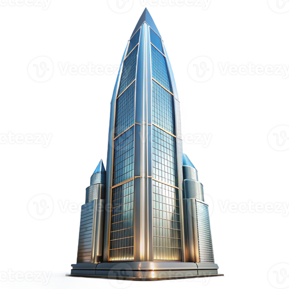 wonderful minimalist A Towering Skyscraper Made of Glass and St premium png