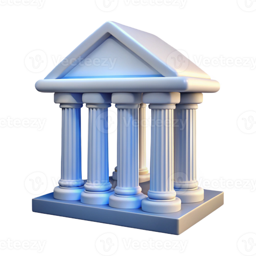 stunning vintage A Greek Temple White Marble Columns Cle genuine png