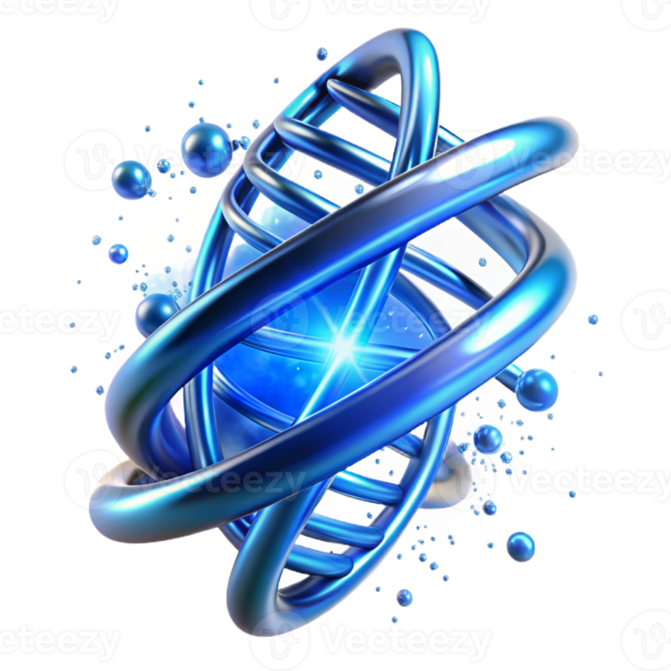 extraordinary rustic A Dna Strand Spiraling Through Cyberspace high quality png