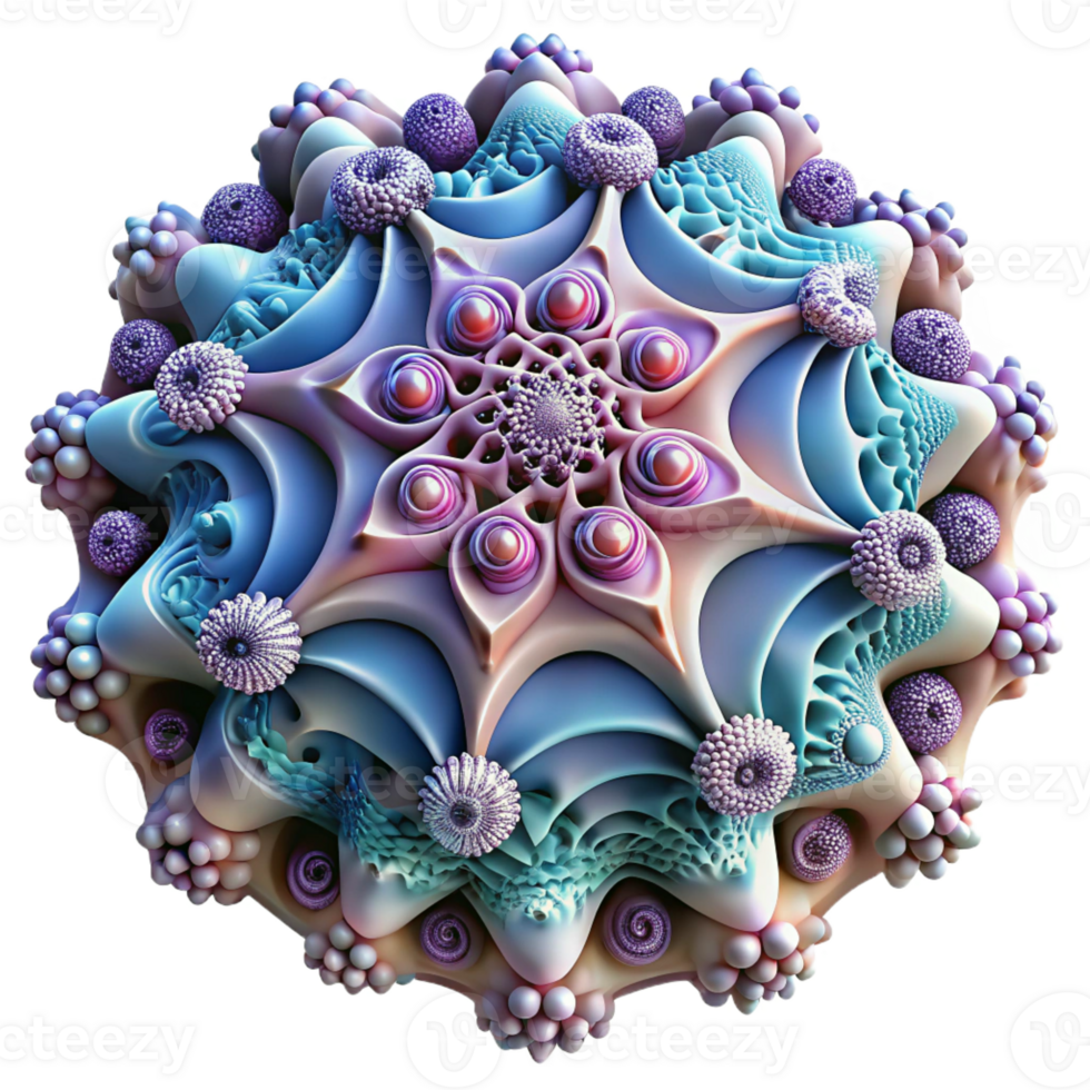 impressive abstract A Digital Rendering of a Mandelbrot Set premium png