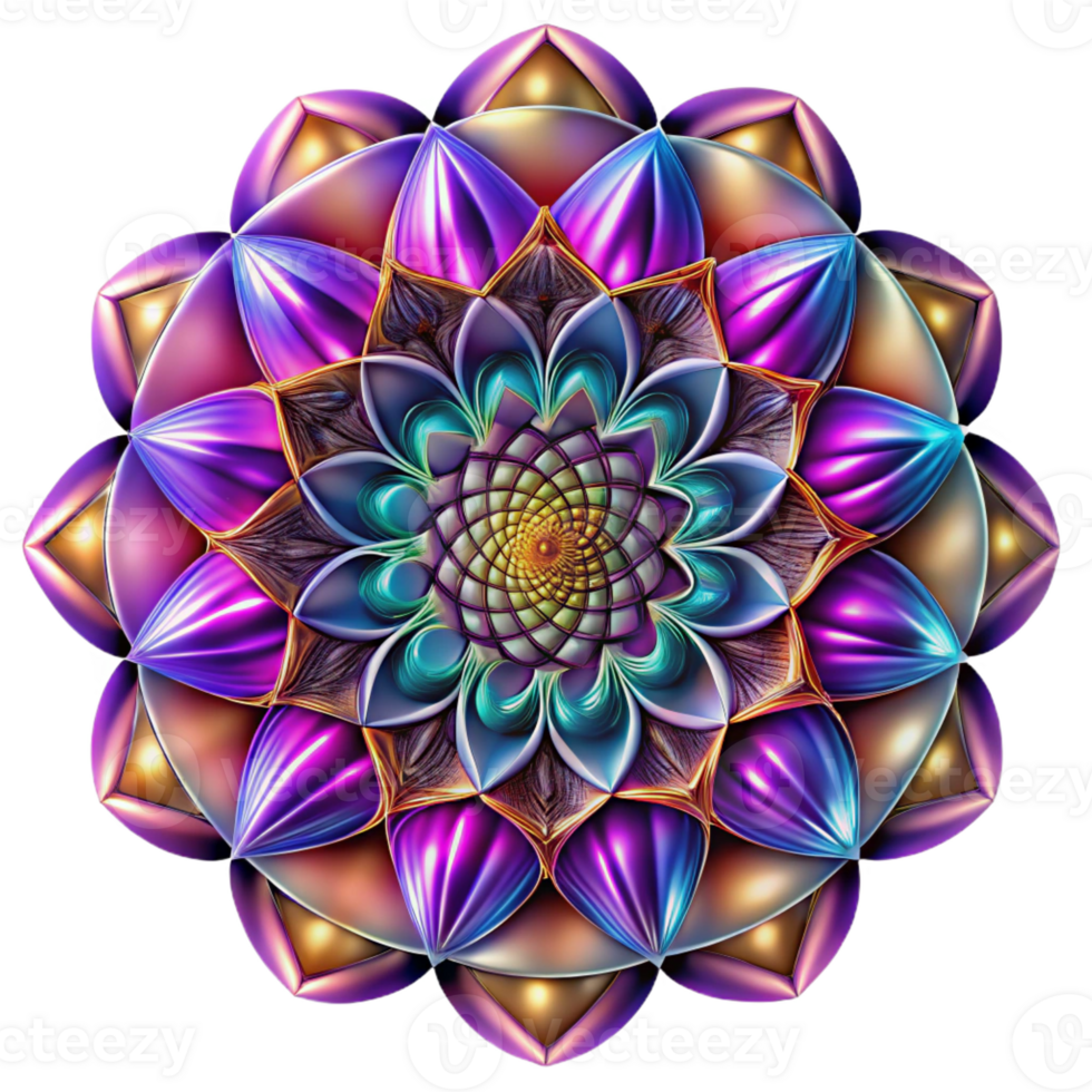 extraordinary modern A Kaleidoscopic Pattern of Swirling Fract high resolution png