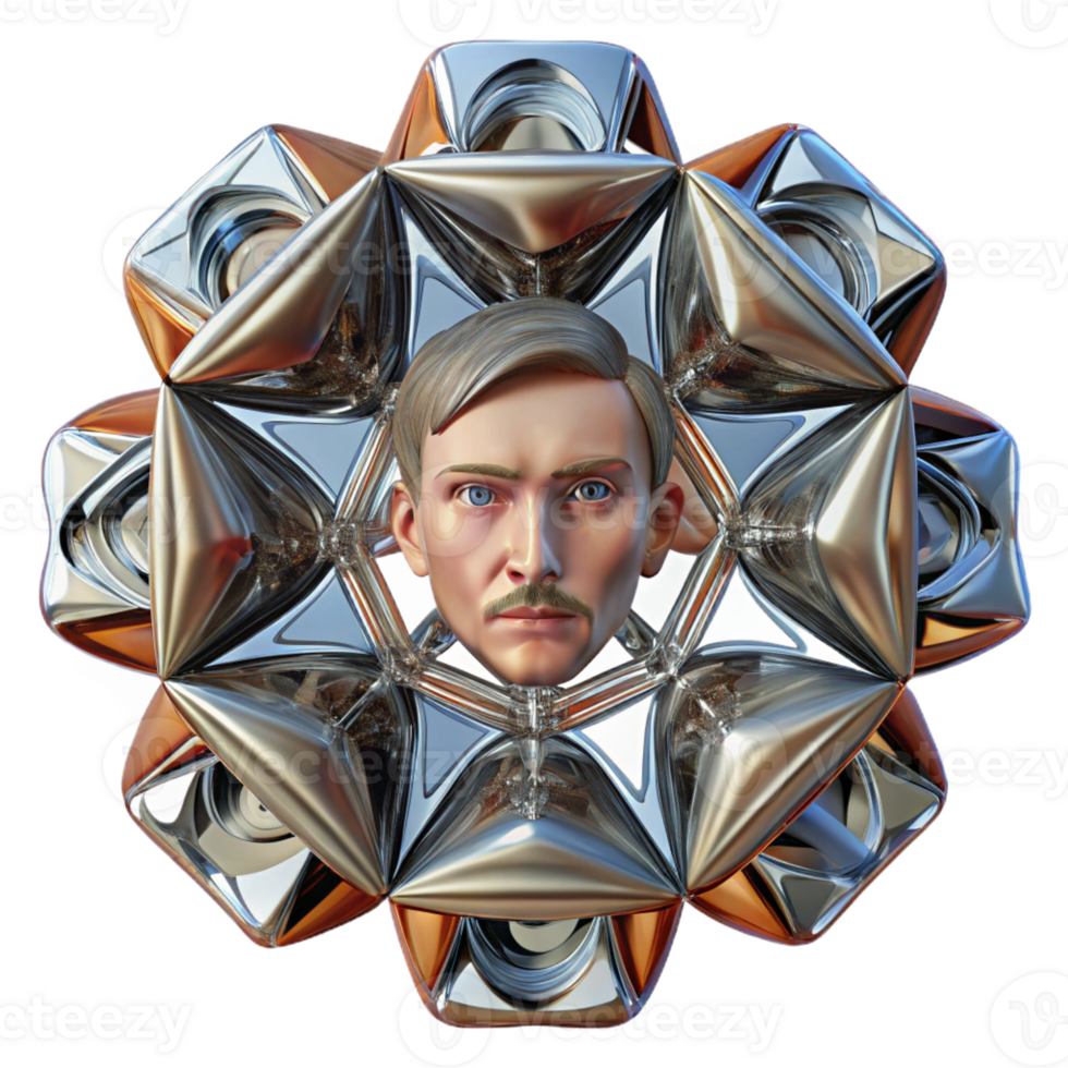 beautiful contemporary A Kaleidoscope of Fractured Mirrors Refl original png